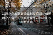 从用户角度聊聊蜂鸟影院官网：普通用户视角下的优缺点盘点，蜂鸟影视网页官网