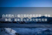 白虎图片｜偏日常的使用观察：播放体验、清晰度与资源完整性观察