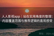 人人影视app｜站在实用角度的整理：内容覆盖范围与推荐逻辑的直观感受