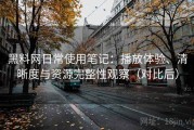 黑料网日常使用笔记：播放体验、清晰度与资源完整性观察（对比后）